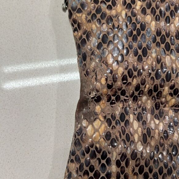 Hobo Lauren Clutch Wallet Snake Skin Print - Picture 12 of 16